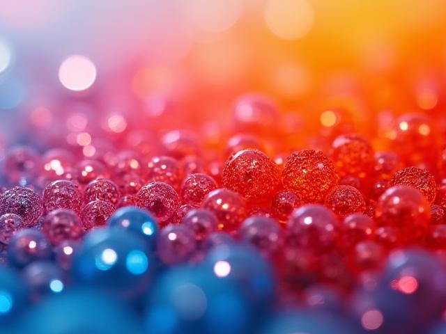 Materiali high-tech, come filati speciali e polimeri, colorati con precisione